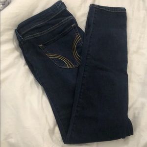 Dark wash hollister jeans/leggings
